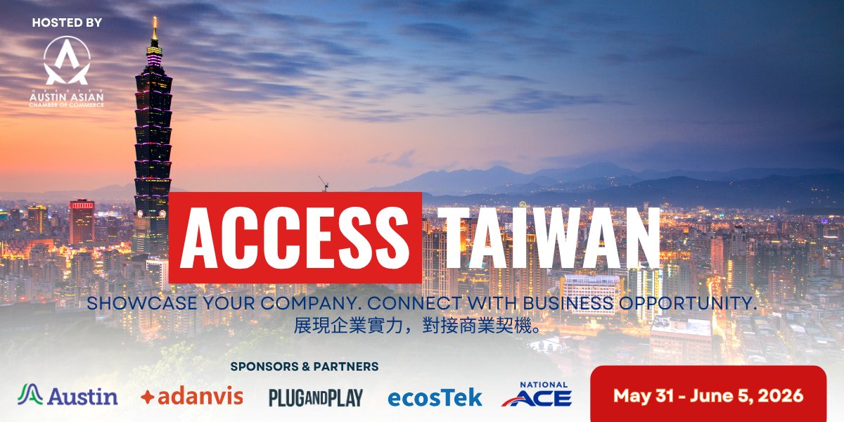 Access Taiwan 2026 delegation banner