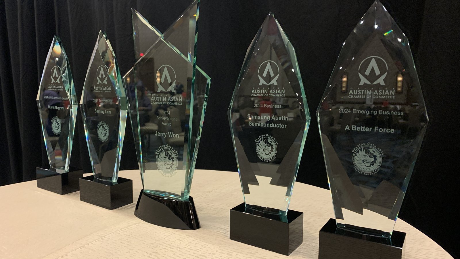 GAACC Business Awards displayed at Ovation Gala 2024