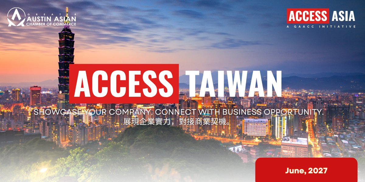 Access Taiwan 2027 delegation banner