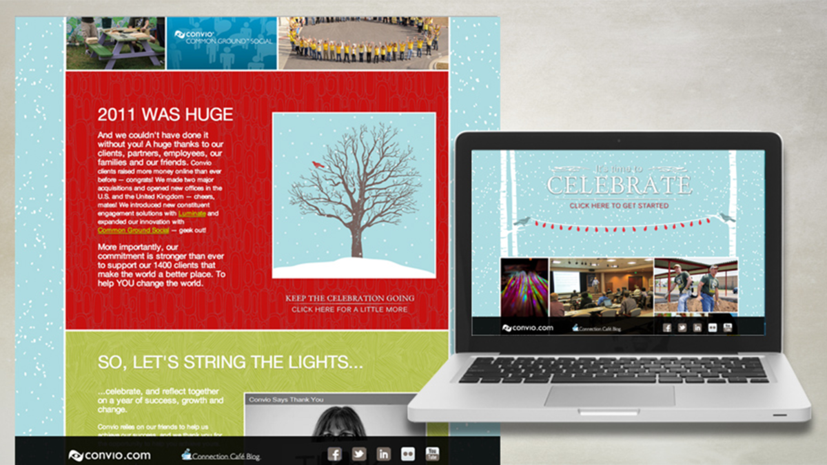 Convio Corporate Website (2011-2013)