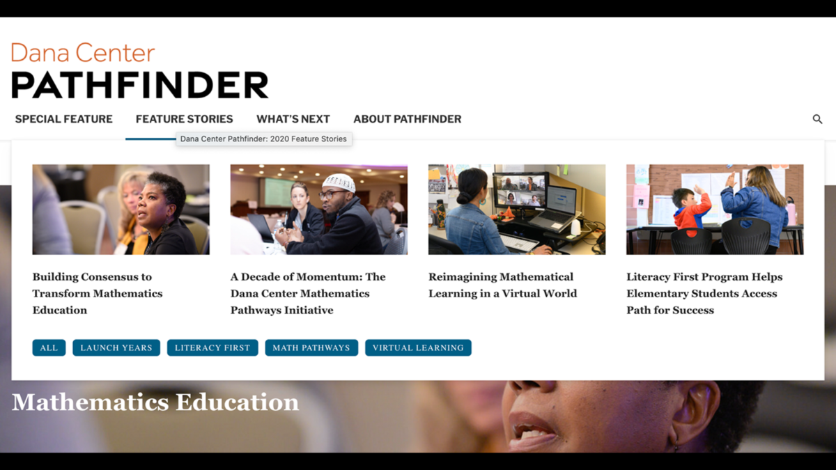 Dana Center “Pathfinder” eMagazine (2020)